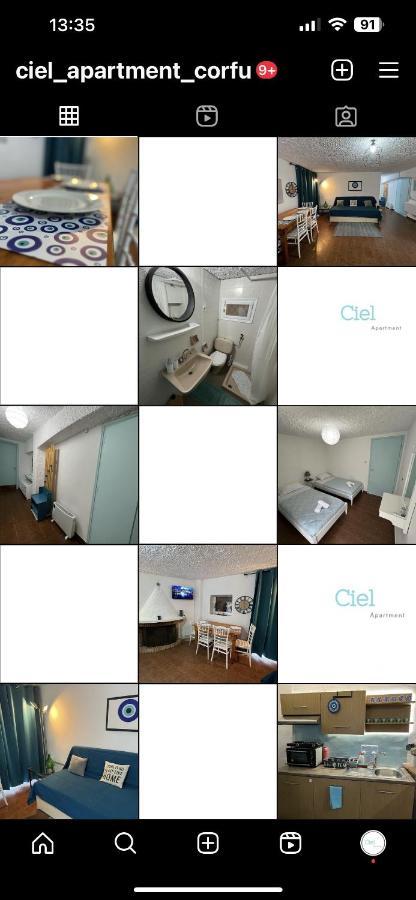 Ciel Apartment, 5 Minutes Walk From Ipsos Beach! Exterior foto